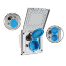 Multi Aussensteckdose | versch. Farben |  240V | 12V | Antenne | Satellit | IP44 – Wamovo