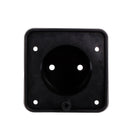 Vorzeltsteckdose 220V weiß 9 x 9 mit Deckel Gummiabdichtung IP44 – Ein muss in jedem Vorzelt !