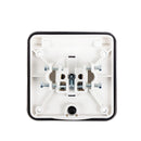 Vorzeltsteckdose 220V weiß 9 x 9 mit Deckel Gummiabdichtung IP44 – Ein muss in jedem Vorzelt !
