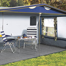 Arisol Vorzeltteppich 250x600cm 100% PP Zeltteppich grau inkl. Transporttasche – Arisol