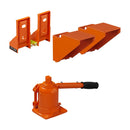 Hydraulischer Wagenheber für Doppelachse + Wasserwaage für Wohnwagen Anhänger 2t – KoJack