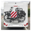 Warntafel für Italien PVC 50x50 reflektierend Wohnwagen Wohnmobil Warnschild – ProPlus
