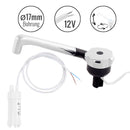 12V Wasserhahn Novo Chrom, Kunststoff, Bauhöhe: 135 mm, 90 g & Tauchpumpe – Freizeitschmiede