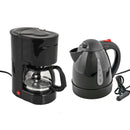 Set Camping Kaffeemaschine 4-6 Tassen, Dauerfilter, Glaskanne + Wasserkocher 1L – Haba