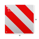 Warntafel zum wenden für Italien/Spanien Aluminium 50 x 50 cm Ösen – Haba