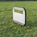 Windschutz Windbarikade aufblasbar | 150D Polyester | 160x140 cm | grau – ProPlus