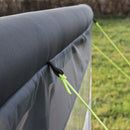 Windschutz Windbarikade aufblasbar | 150D Polyester | 480x140 cm | grau – ProPlus