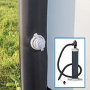 Windschutz Windbarikade aufblasbar | 150D Polyester | 480x140 cm | grau – ProPlus