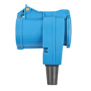 CEE Winkelstecker DUO | CEE & Schuko | 220V 16A | Winkelkupplung | Blau | – APT