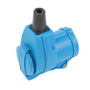 CEE Winkelstecker DUO | CEE & Schuko | 220V 16A | Winkelkupplung | Blau | – APT