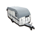 Wohnwagen Wohnmobil Schutzdach 230cm Breite 3-Lagen SFS Plane Caravan 605x300 – Carbest