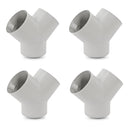 4x Y Stück für Warmluftrohre Truma Grau für 65 mm TS Y-Stück – Truma