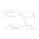 Teppichclips 10er Set für Vorzeltteppich - Outdoor Camping Clips - Planenhalter – APT