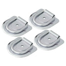 4er Set Zurrmulde 89 x 85 mm Bruchlast 1480 kg verzinkt 70 x 62 mm Ringöse – APT