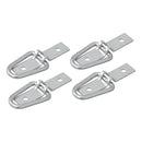 4x Zurrmulde 2-teilig 72 x 16 mm Bruchlast 450 kg verzinkt 47 x 34 mm Ringöse – APT
