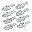 8x Zurrmulde 2-teilig 72 x 16 mm Bruchlast 450 kg verzinkt 47 x 34 mm Ringöse – APT