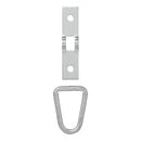 8x Zurrmulde 2-teilig 72 x 16 mm Bruchlast 450 kg verzinkt 47 x 34 mm Ringöse – APT