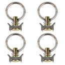 Zurrschienen Alu 60cm 2er Set  inkl 4x Fitting mit Öse & Befestigungsmaterial – HTD
