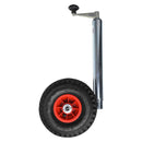 Zwillingstützrad  300KG 48mm Luft Reifen  Doppel Rad  Bugrad  Stützrad – Stützrad mit automatik Rad max.
